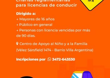 La Municipalidad estará realizando la charla «Aprendiendo a Conducir»