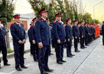 Bomberos de Marcos Juárez realizaron el acto de fin de año