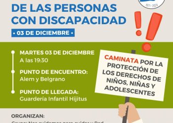 La Guardería Hijitus realizará una caminata por el Día de las Personas con Discapacidad