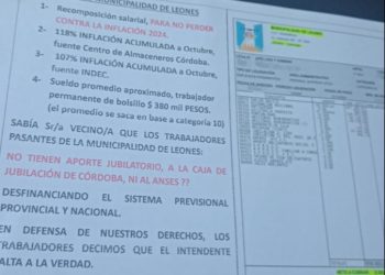 Leones: corte en Ruta 9 por reclamo salarial