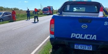 Monte Buey: un despiste en solitario dejó dos mujeres con heridas leves