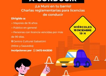 La Municipalidad realizará la segunda jornada de ‘Aprendiendo a Conducir’