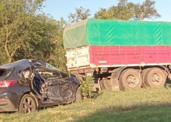 Laborde: un choque múltiple dejó varios heridos