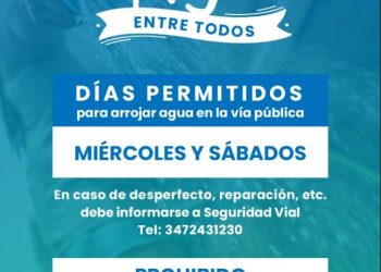 La Municipalidad pide a los vecinos el cuidado extremo del agua