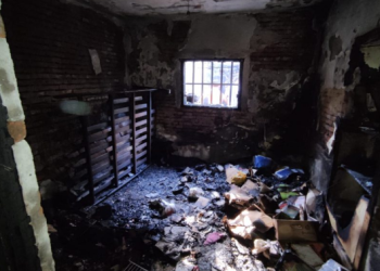 Monte Buey: un descuido de una sartén con aceite provocó un incendio total