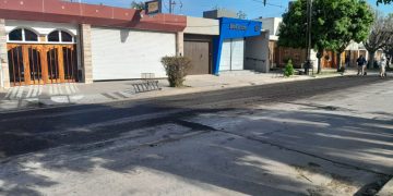 Continúan los bacheos en zona céntrica