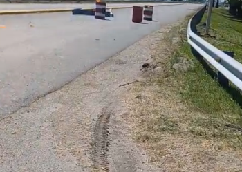 Reclamo urgente por el hundimiento de la Ruta 9