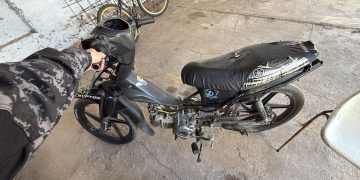 Policía secuestró una moto con pedido de captura