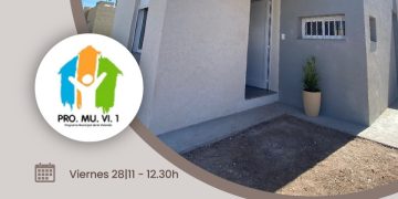 Mañana se entregará la casa 249 del PRO.MU.VI