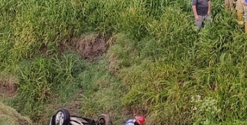 Accidente en Ruta 11: un automóvil sufrió un vuelco en solitario