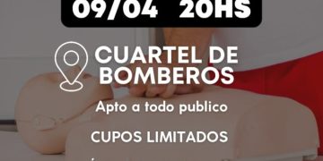 Bomberos realizarán una nueva capacitación de RCP y Primeros Auxilios