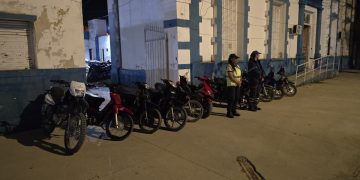 Policía secuestró 11 motocicletas en controles del fin de semana