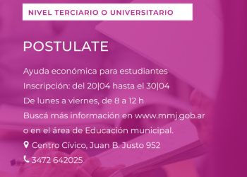 Becas de Estudio 2026: las inscripciones comienzan el lunes