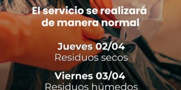 Semana Santa: la recolección de residuos será normal