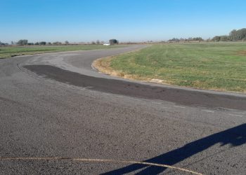 Renace el Autódromo Juan Oria: comenzaron las obras de reasfaltado