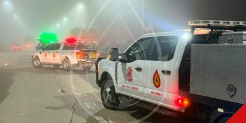Accidente en Autopista: chocaron un automóvil y un camión