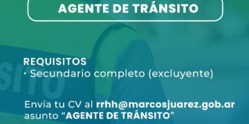 Búsqueda laboral: agente de tránsito