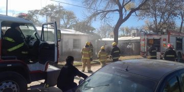 Una vivienda sufrió un principio de incendio en calle Los Inmigrantes