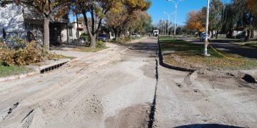 Comenzó el asfaltado de calle Lardizábal
