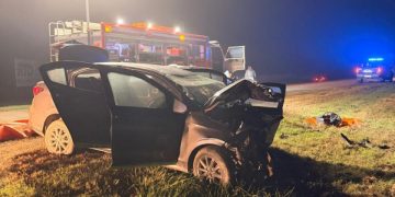 Un fallecido tras un triple choque en Ruta 9