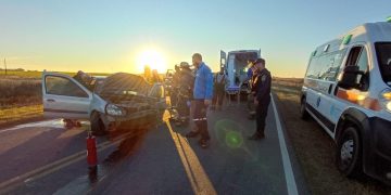 Accidente en Ruta 3: cuatros heridos tras chocar 2 automóviles