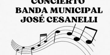 Habrá un concierto a la gorra de la Banda Municipal José Cesanelli