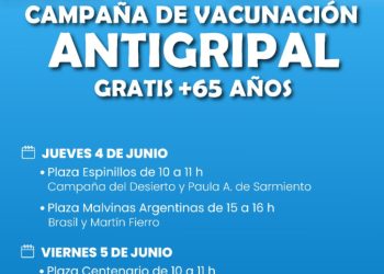 Se realizará una nueva jornada de vacunación antigripal
