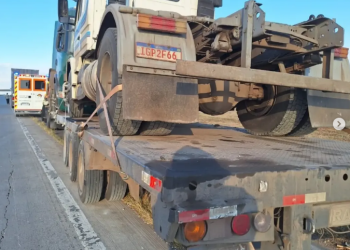 Incendio Vehicular en el km 440 de la Autopista