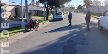 Leones: un herido tras chocar una motocicleta y un automóvil