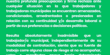 Reclaman desde SUOEM posibles amenazas de candidatos