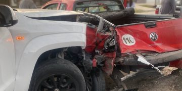 Las Parejas: varios heridos tras un choque en cadena con camionetas
