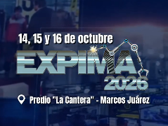 EXPIMA vuelve a Marcos Juárez con su séptima edición en octubre