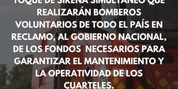 Se realizará un nuevo sirenazo en los cuarteles del país
