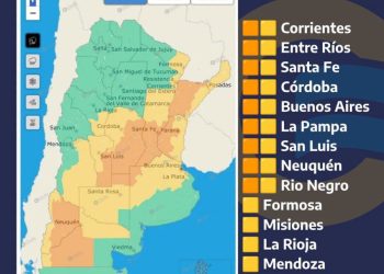 Alerta naranja por tormentas