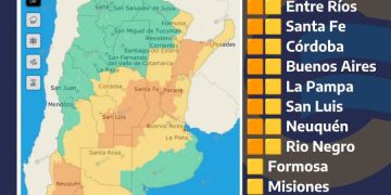 Alerta naranja por tormentas