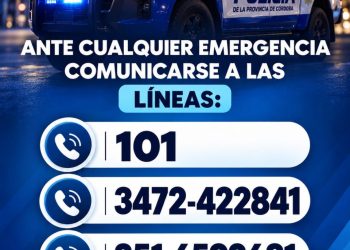 Tras las fallas del 101, la Policía difundió números alternativos