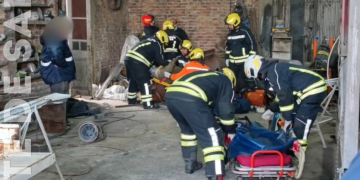 Leones: dos heridos de gravedad tras explotar un tanque en un taller